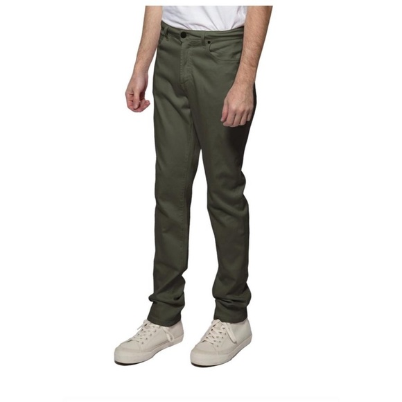 Monfrere Men's Size 32 Brando Slim Fit Jeans Pants Army Green - Picture 5 of 13